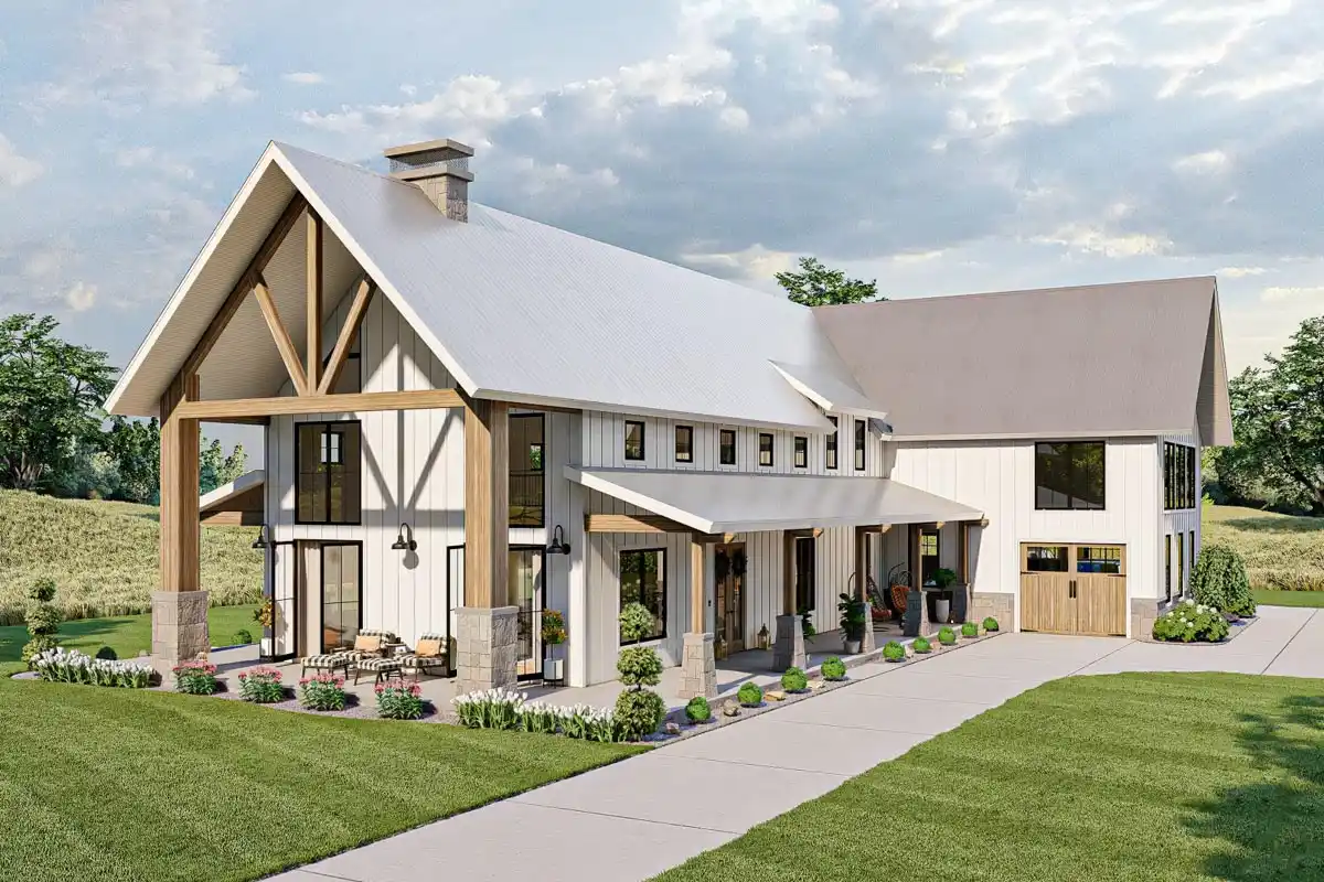 4 bedroom barndominium floor plans