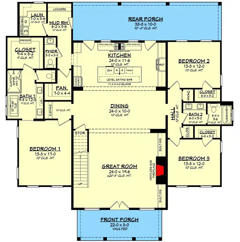 4 bedroom barndominium floor plans