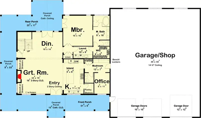 4 bedroom barndominium floor plans