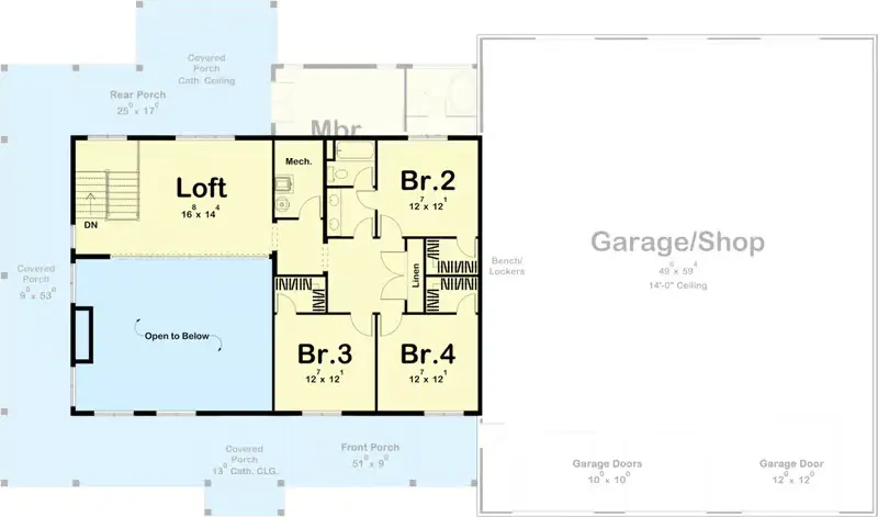 4 bedroom barndominium floor plans