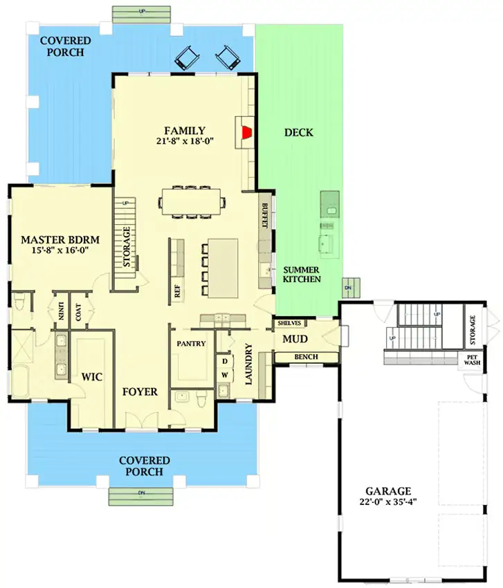 4 bedroom barndominium floor plans