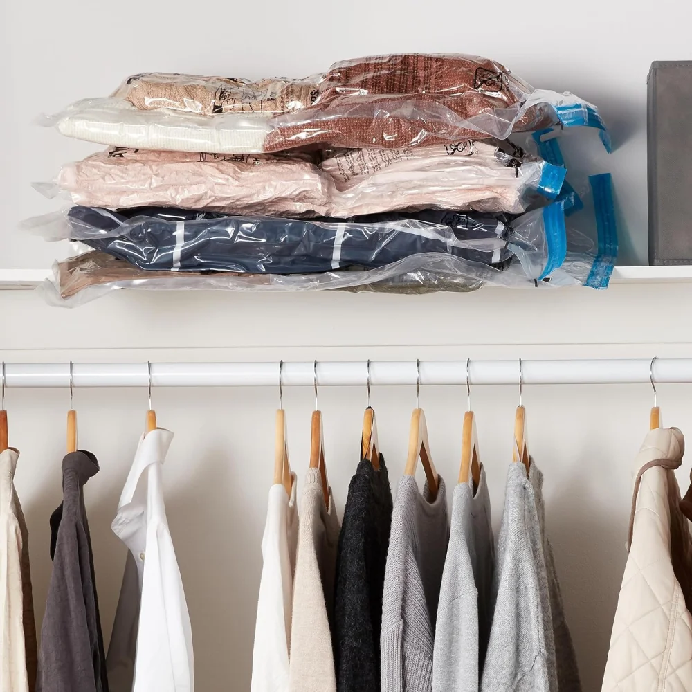 Try Vacuum Storage Bags, closet organization ideas