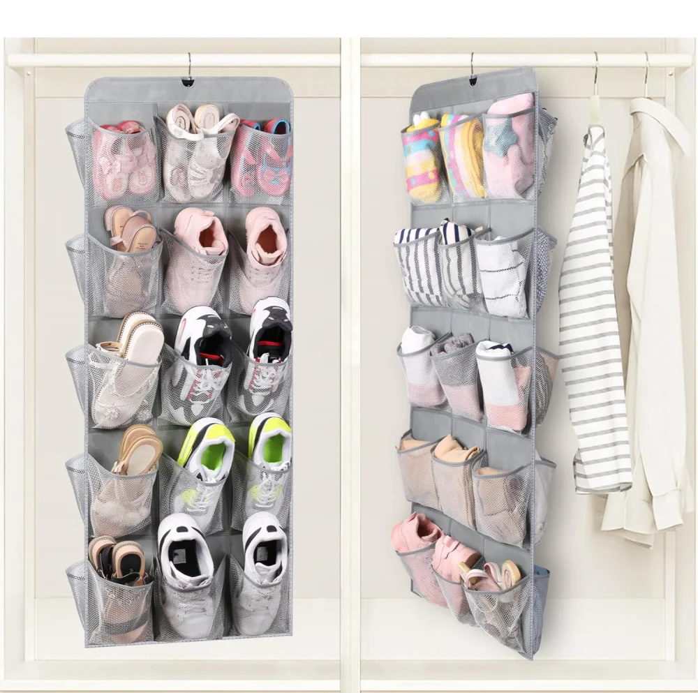 Add Hanging Pockets, closet organization ideas