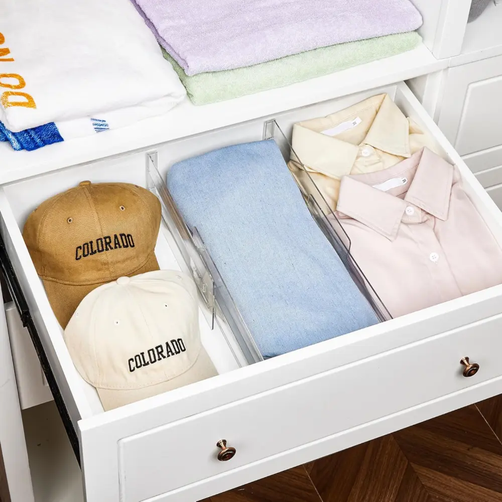 Divide Drawers with Organizers, closet organization ideas