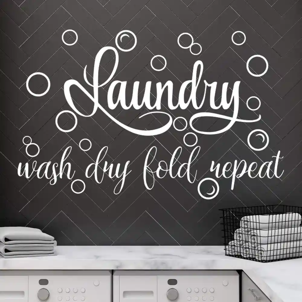 laundry room wallpaper ideas