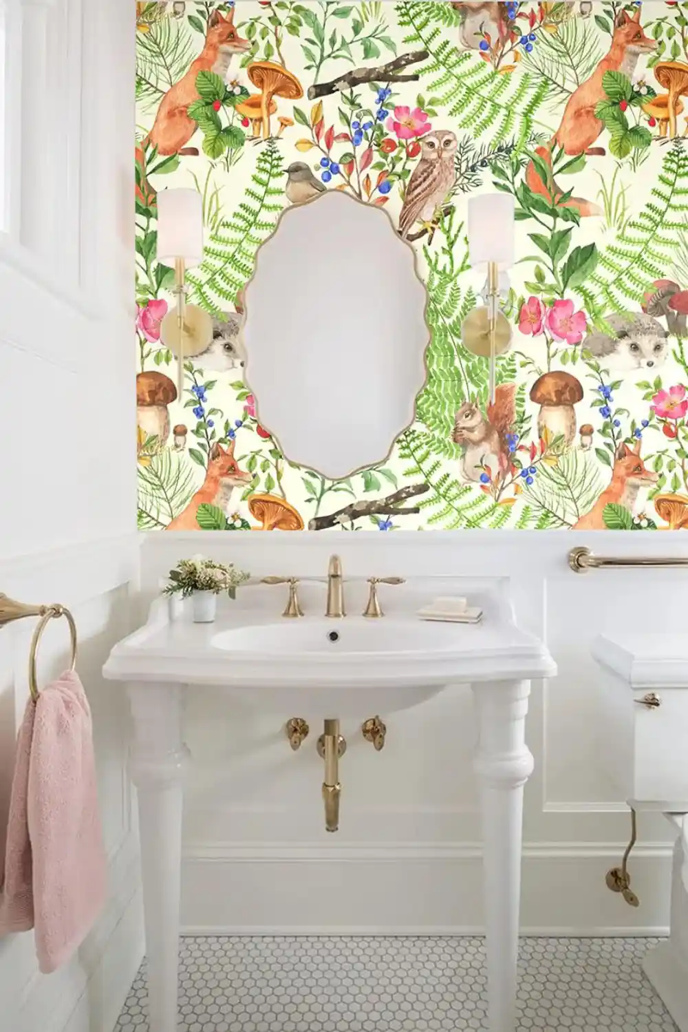 laundry room wallpaper ideas