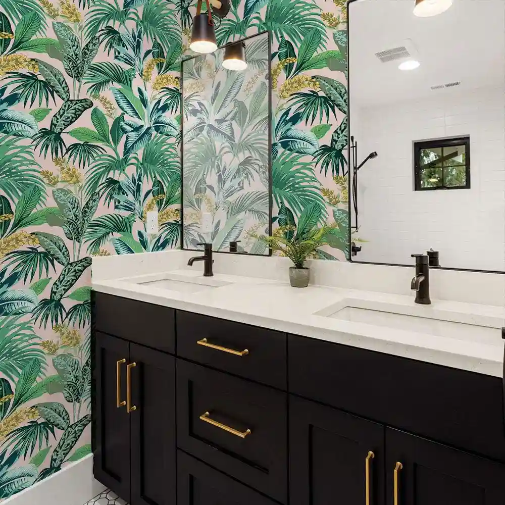 laundry room wallpaper ideas