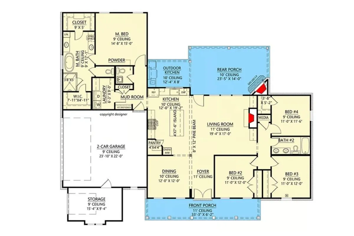 one story house plans