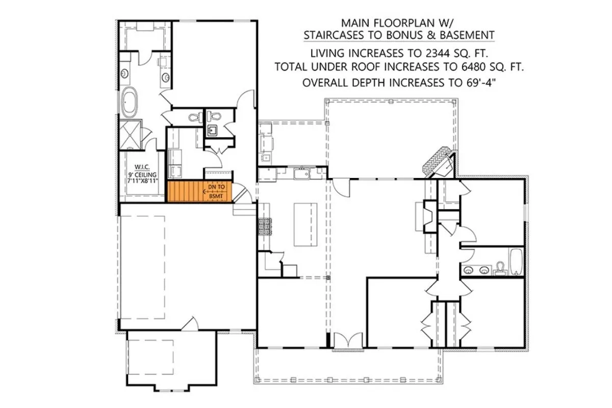 one story house plans