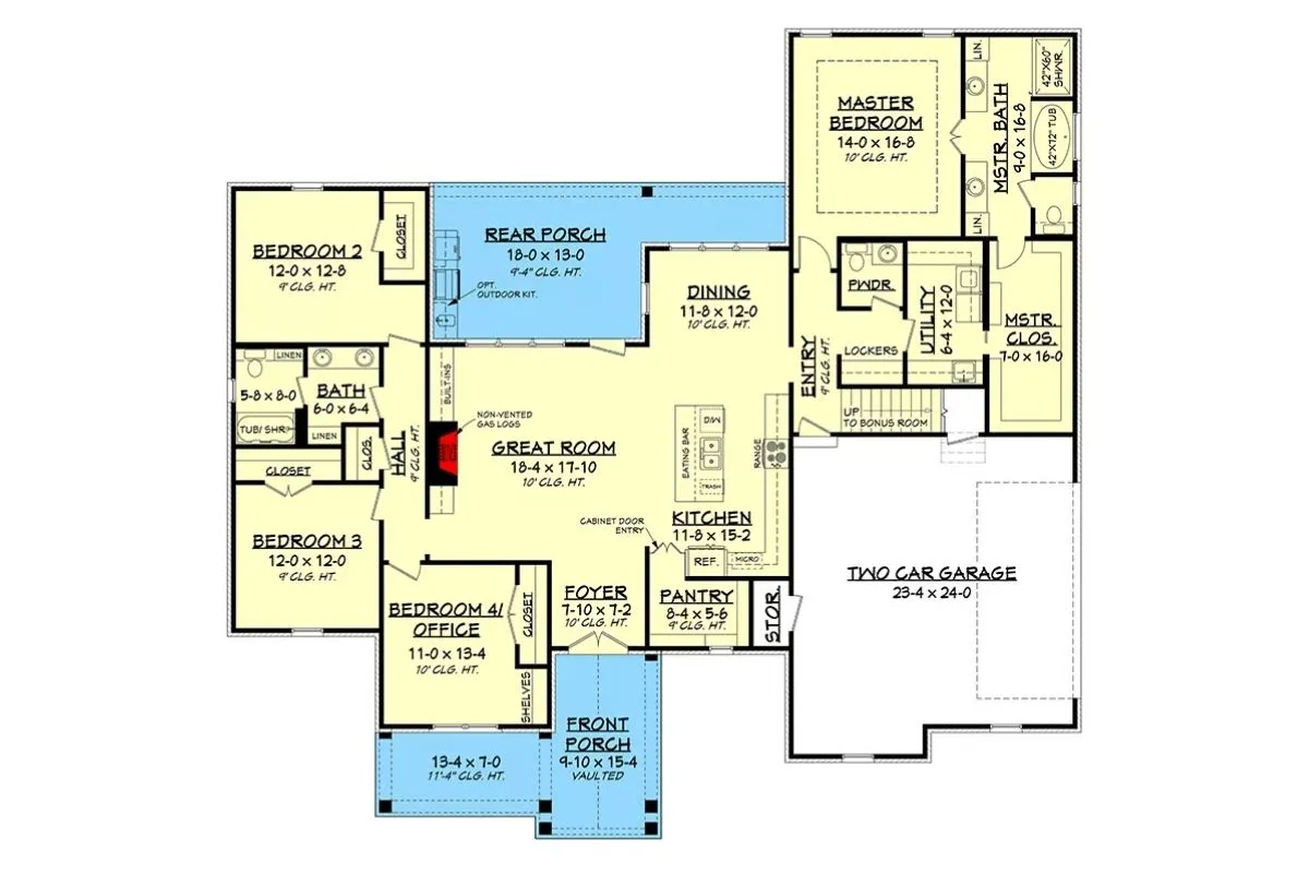 one story house plans