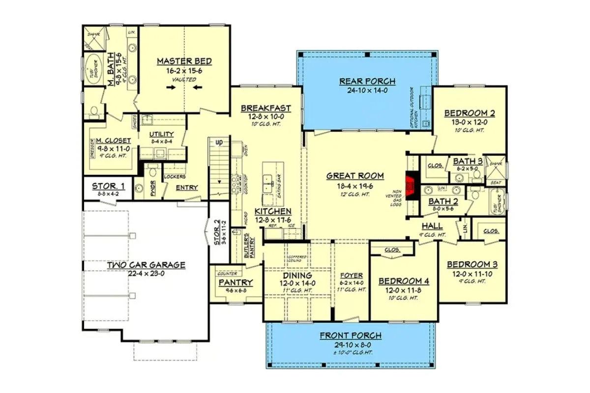 one story house plans
