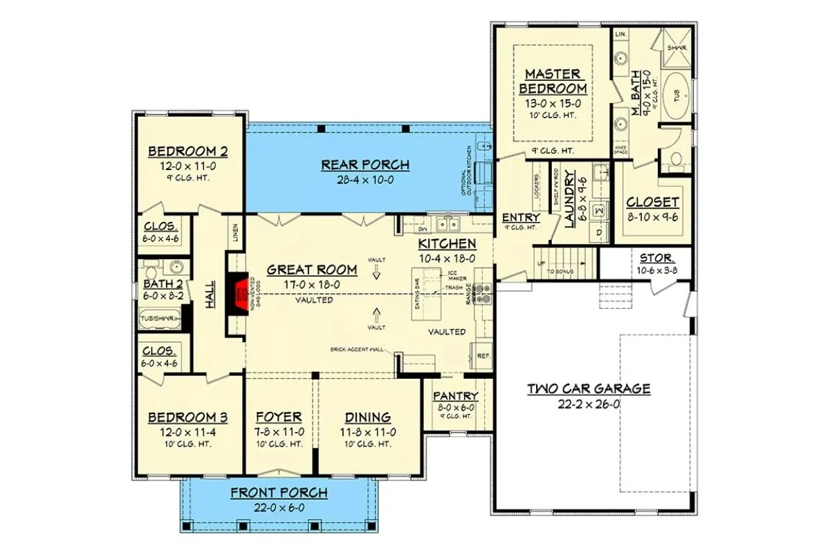 one story house plans