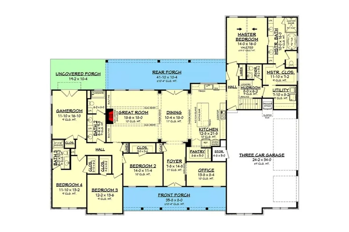 one story house plans