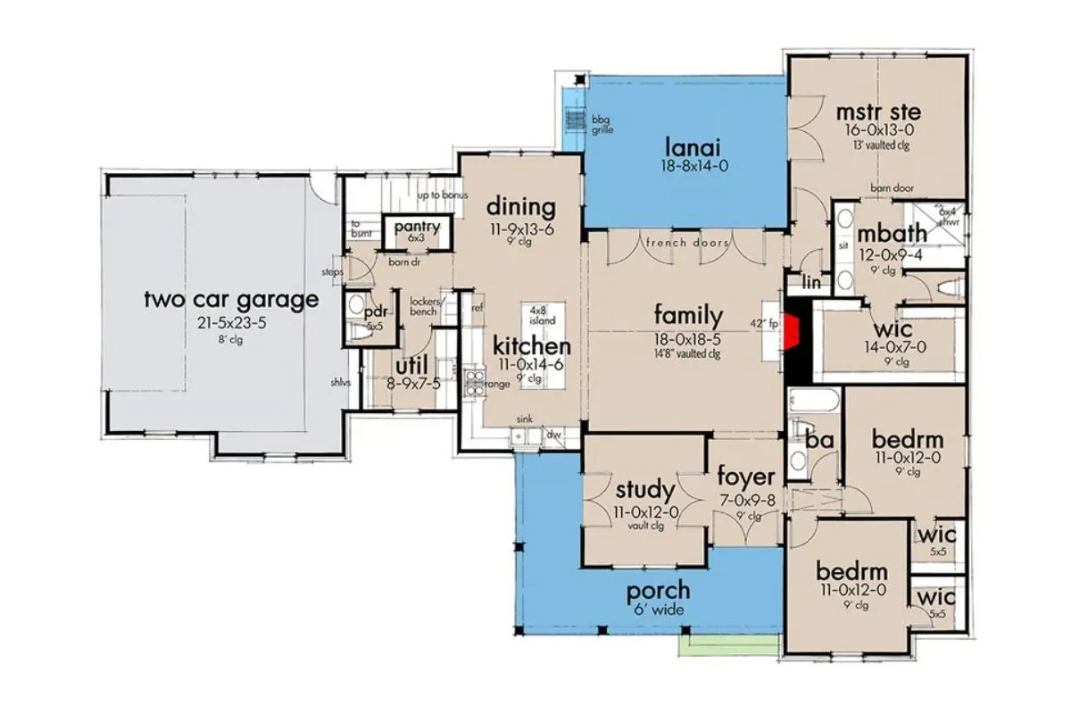 one story house plans