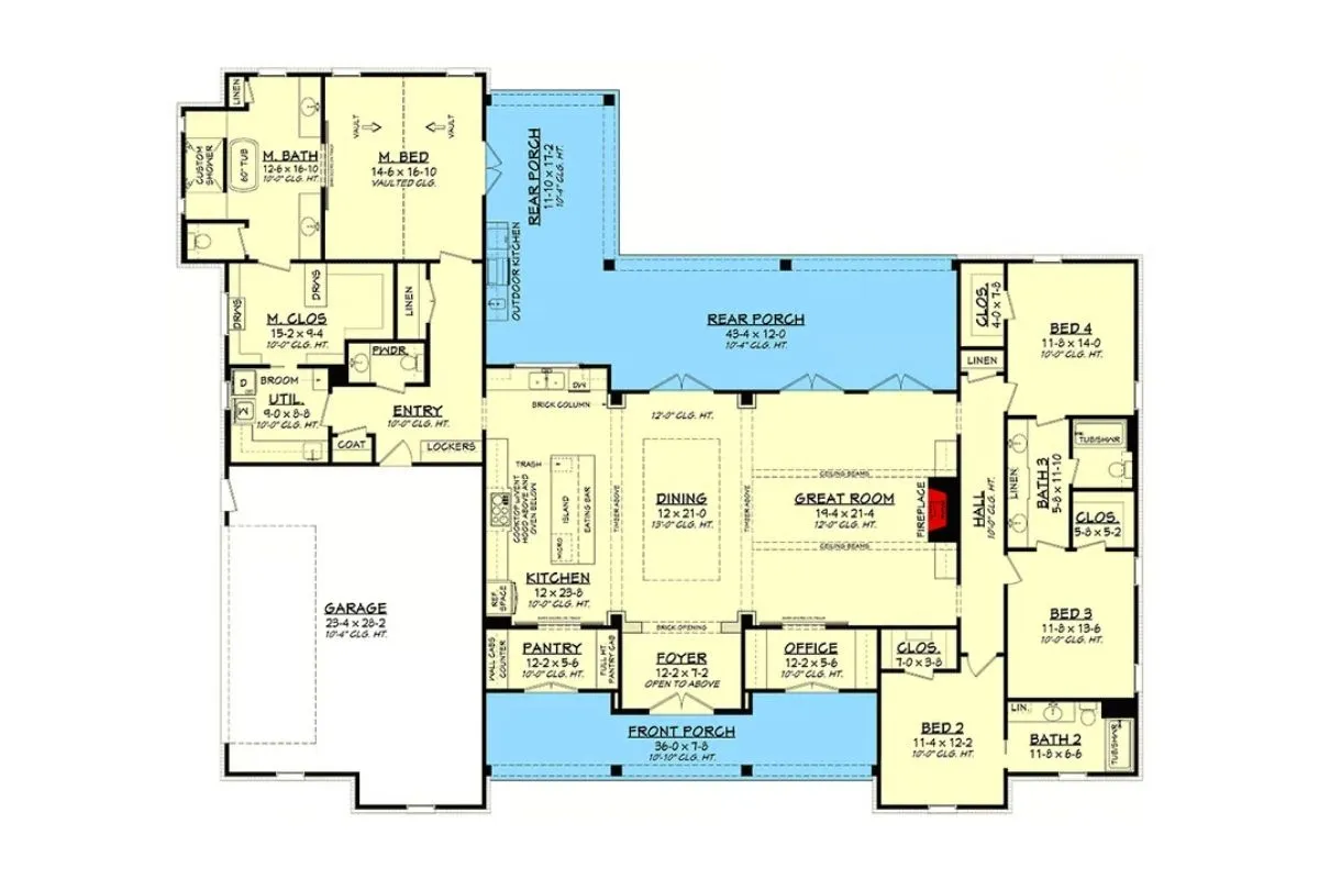 one story house plans