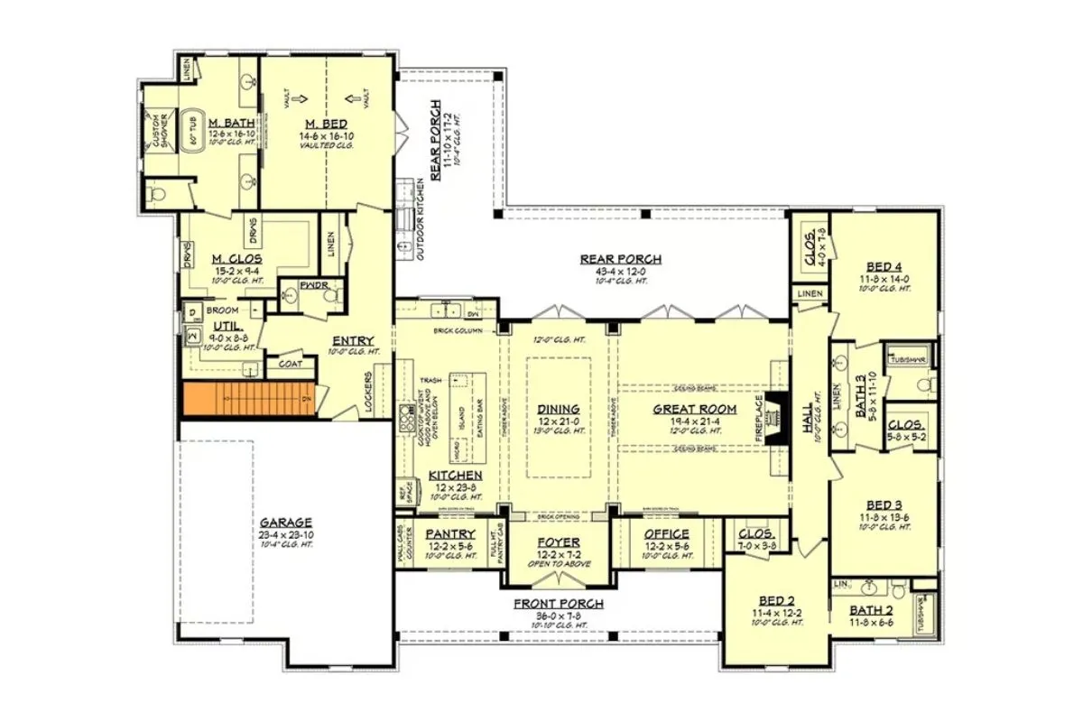 one story house plans