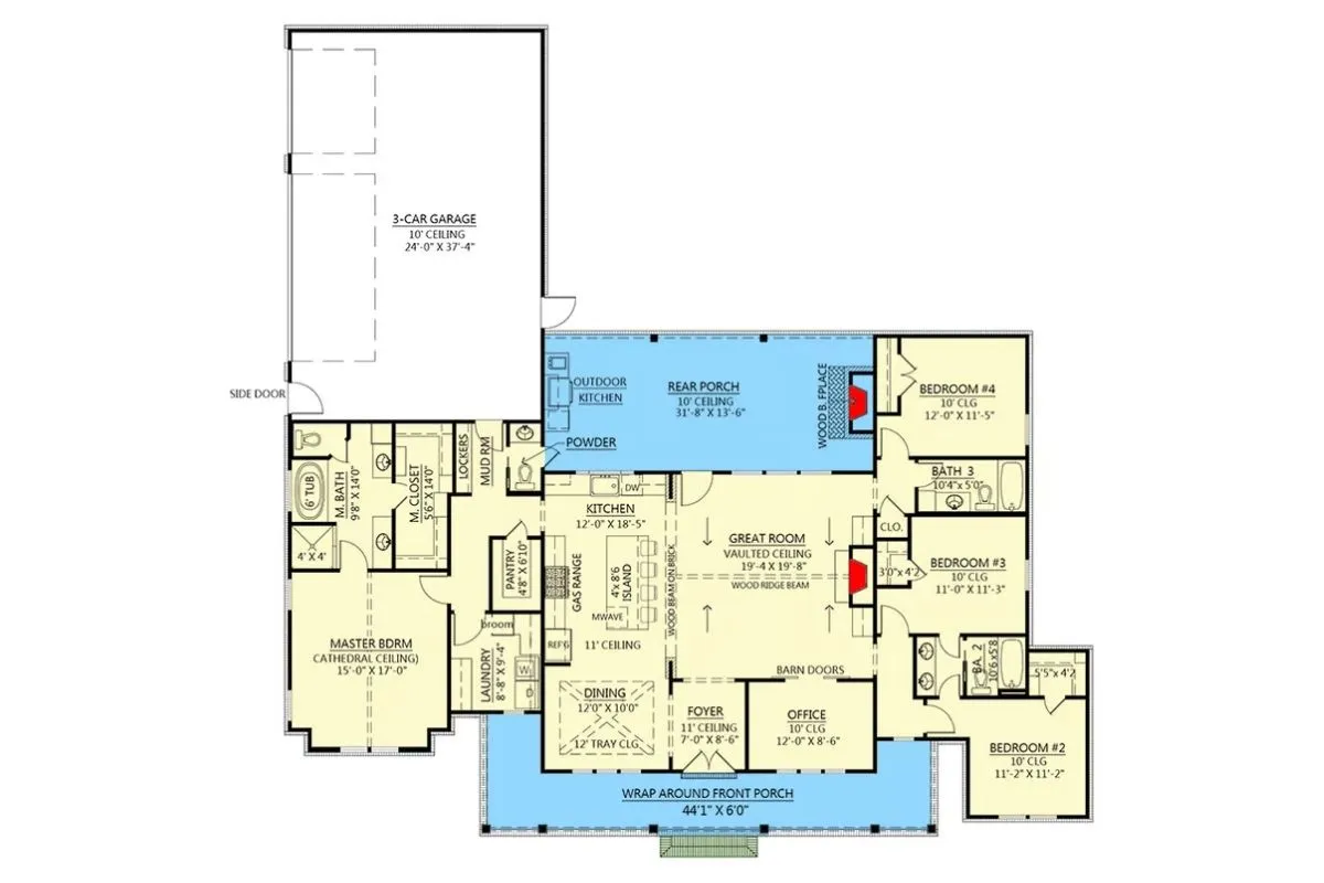 one story house plans