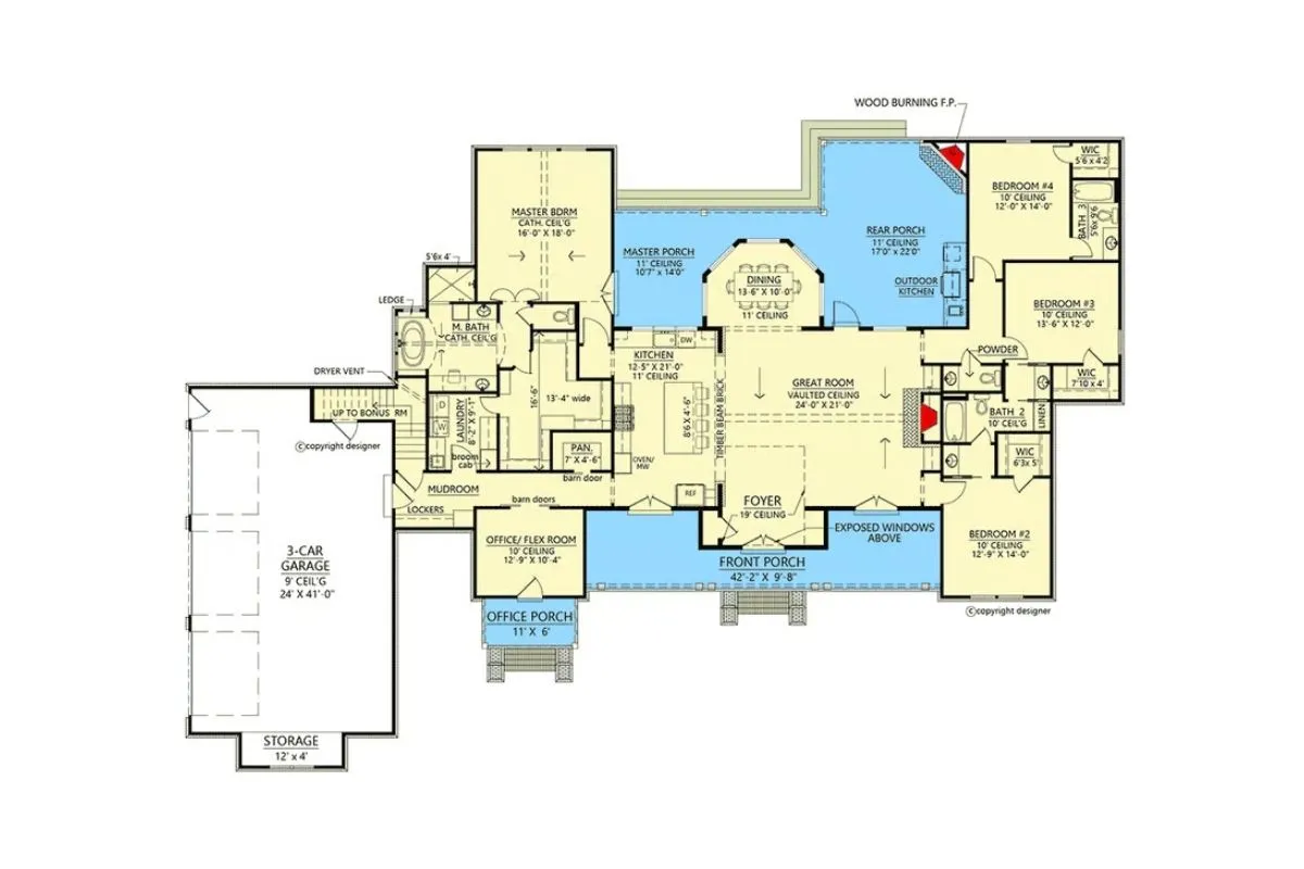 one story house plans