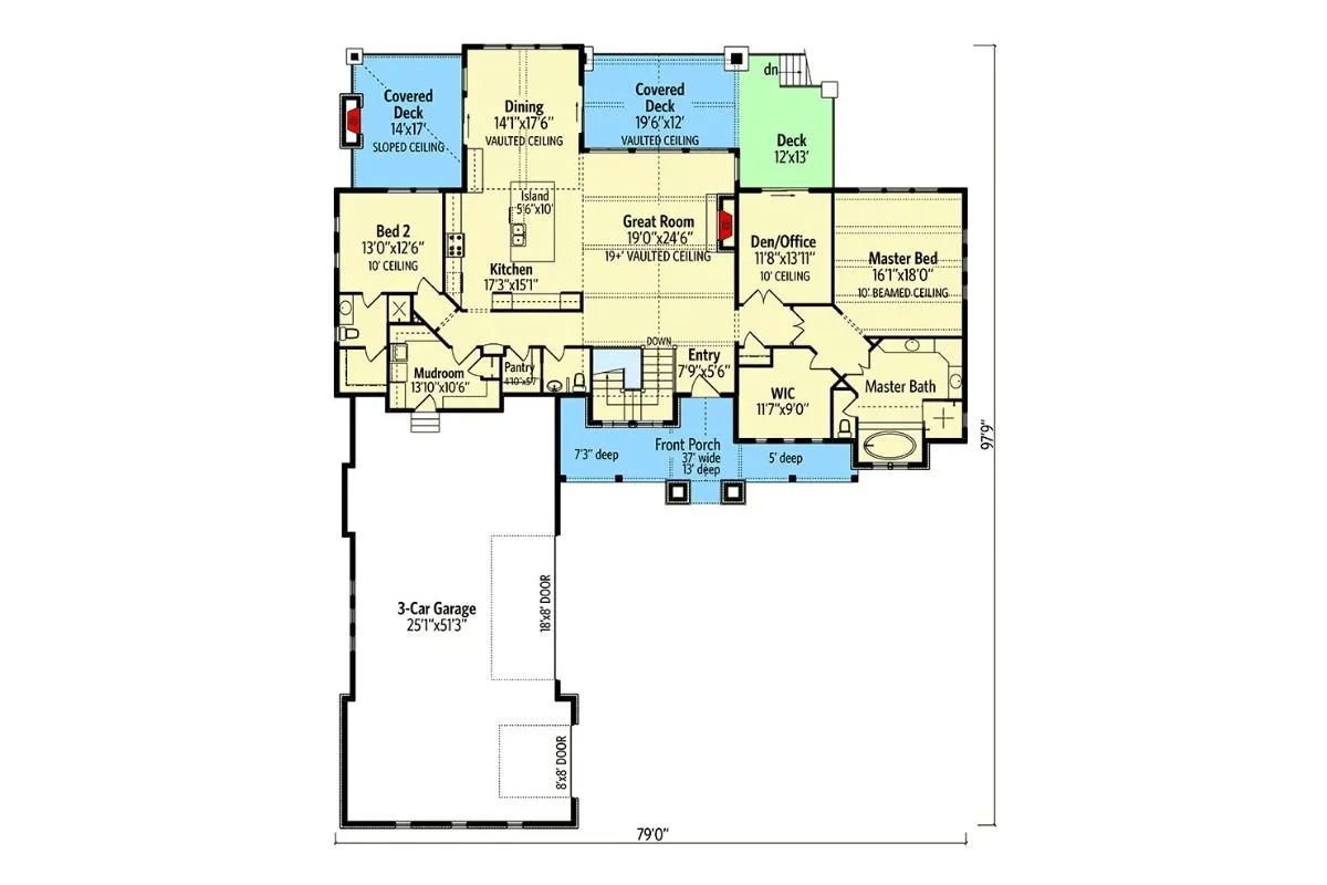 one story house plans