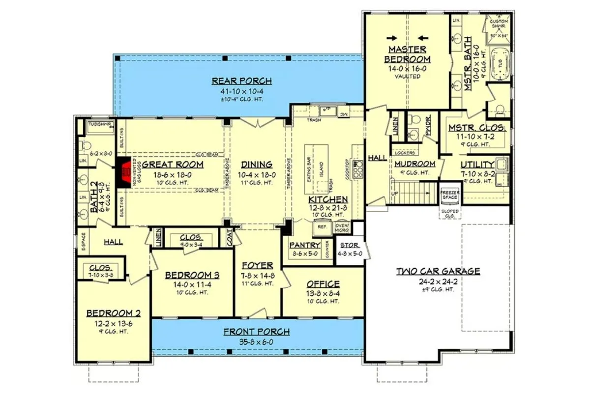 one story house plans